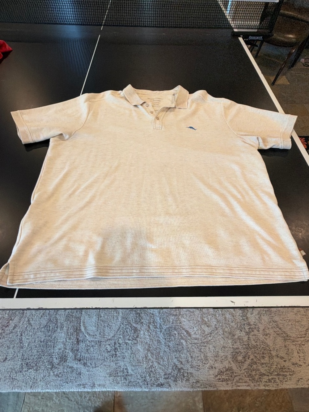 Tommy Bahama Supima Polo Cream size XL